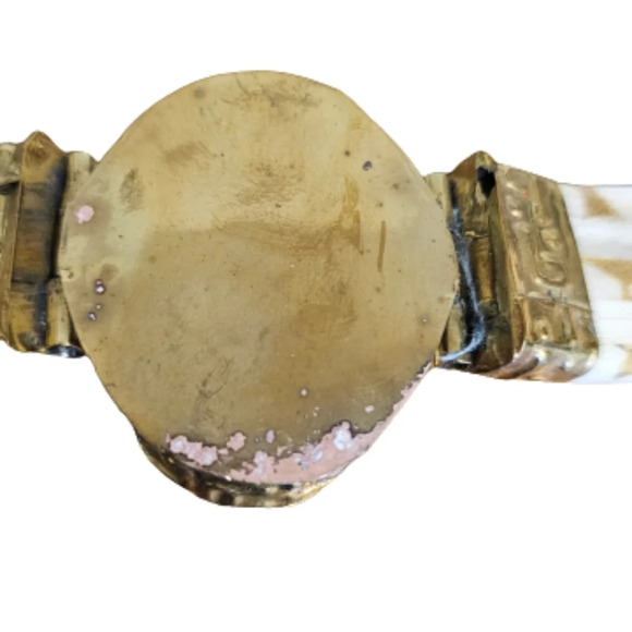 Boho Cuff Bracelet with Bronze colored Stone - Picture 6 of 8